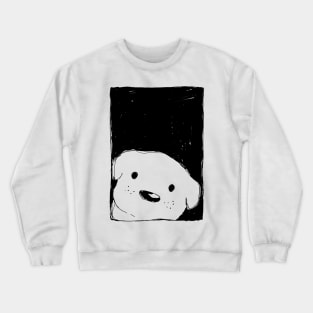 Dog Looking Out a Window Crewneck Sweatshirt